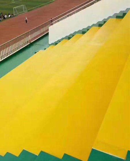 惠民球场台阶翻新修补改造